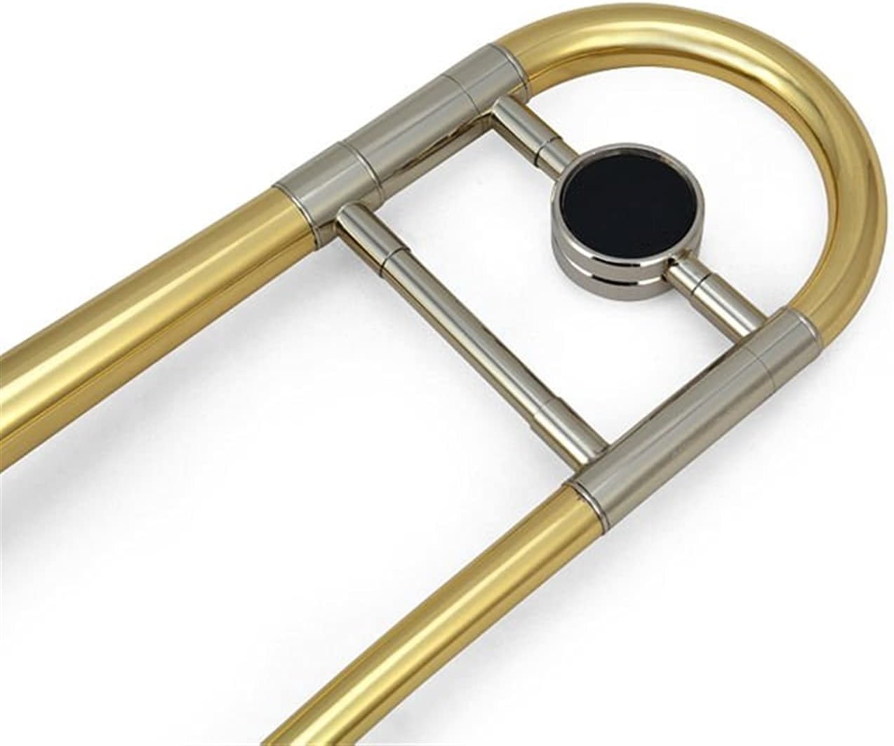 Standard Trombone Professional Tenor Trombone B Flat Tenor Trombone with The Mouthpiece with Case,Gloves, Gold Brass Wind Instruments Valve Trombone