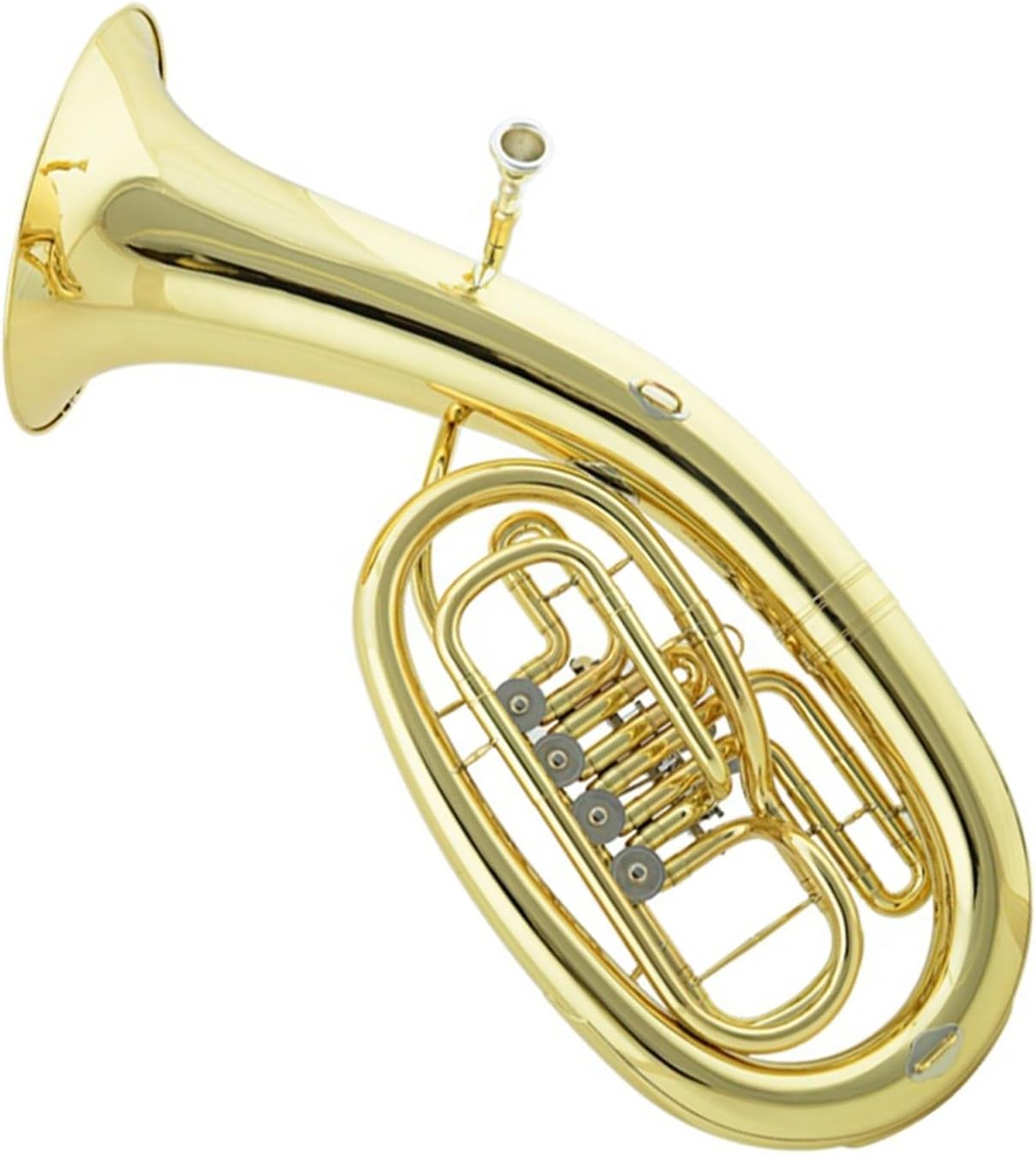 Beginner euphonium Flat 4-key Euphonium Lacquer Gold Trombone Wind Instrument