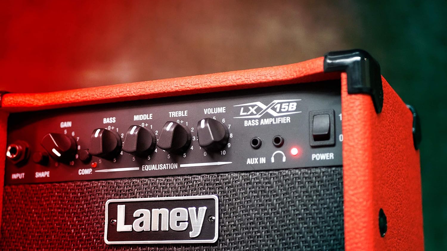 Laney LX15B-RED Electric Bass Combo Amplifer