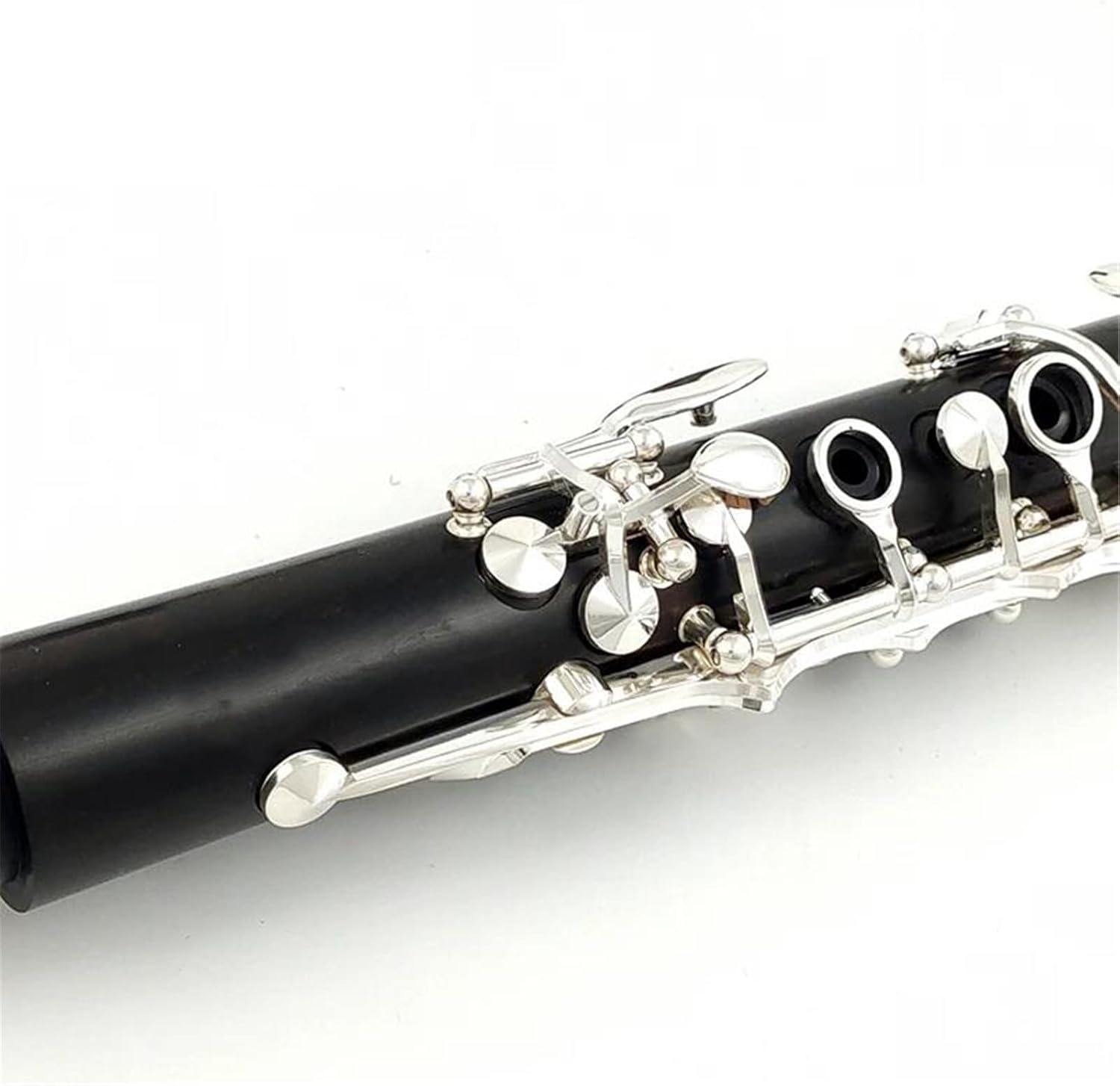 Clarinet Musical Instruments Clarinet Bb Wood Ebony Body Silver Plated 17 Keys Ebony Clarinet