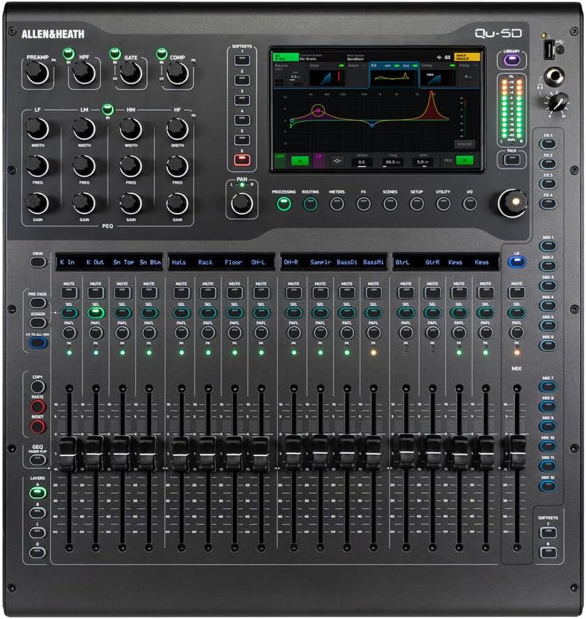 Allen & Heath Qu-5D 38-channel Digital Mixer with Dante