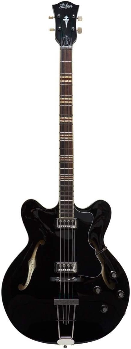 Hofner 4 String Contemporary 500/7 Verythin Bass-Black, Right Handed, (HCT-500/7-BK)
