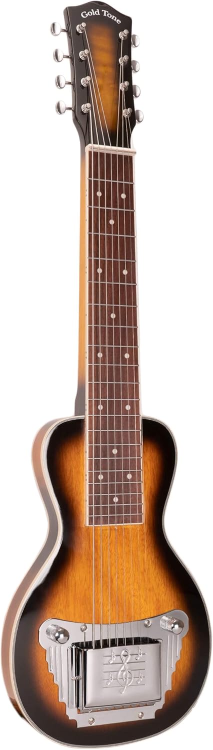 Gold Tone LS-8 Lap Steel Guitar (Eight String, Two Tone Tobacco),Sunburst