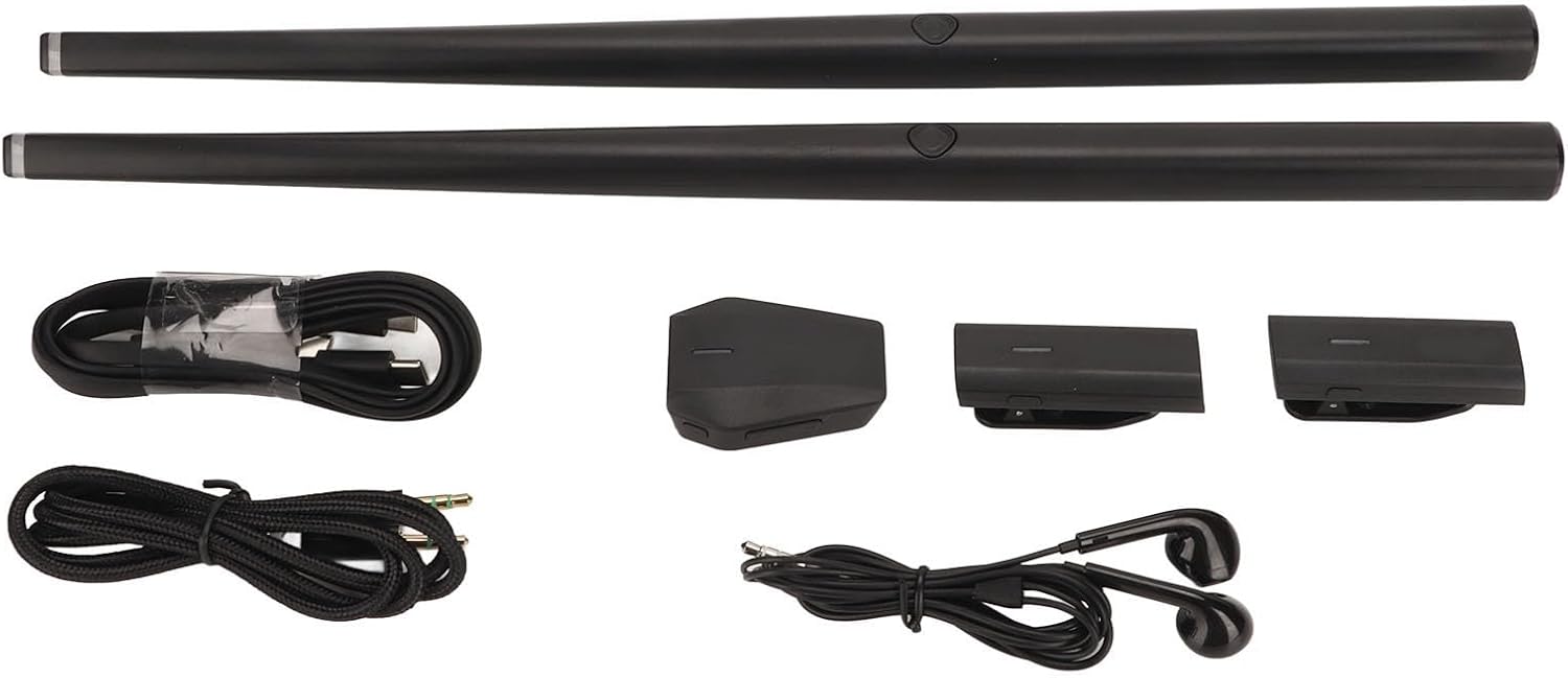 Air Drum Sticks Portable Virtual Drum Set Digital Percussion Machine air drum wand Easy to Use electric drum set No Noise, Compatible virtual drum kit for adult Drum Sets