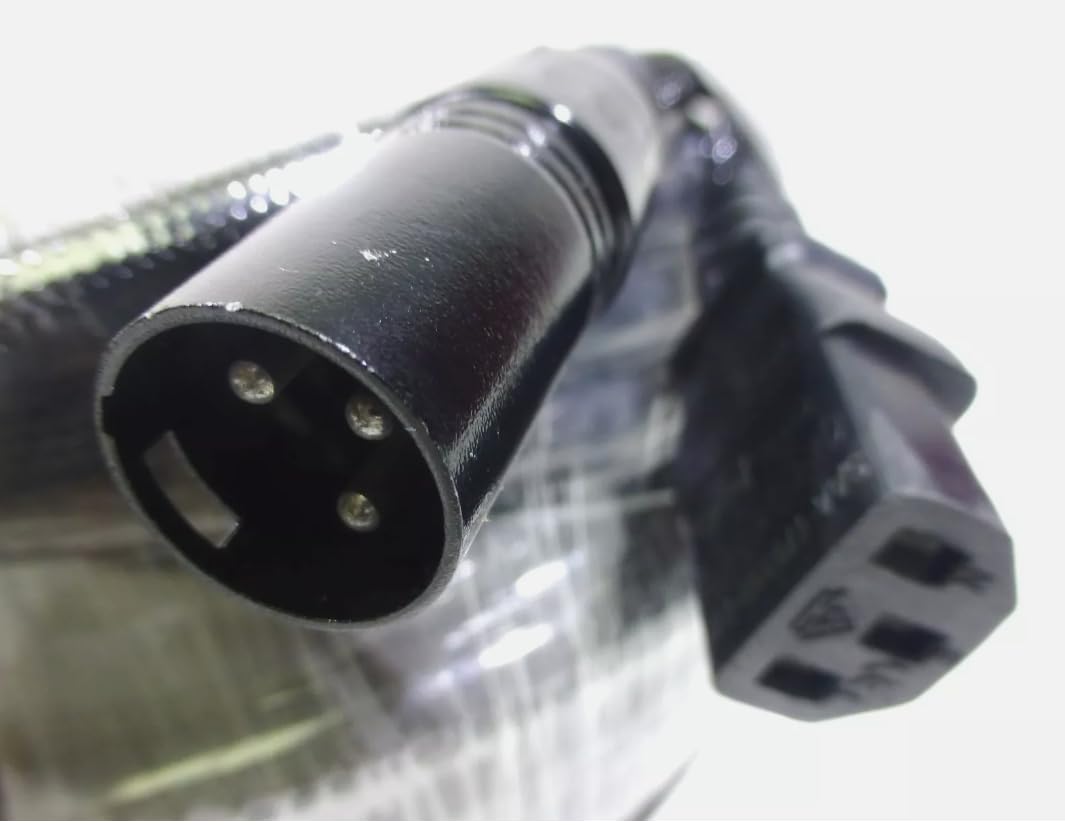 LASE 100 Ft Siamese Cable AC Power & XLR NEUTRIK Audio Cable for Power Speakers