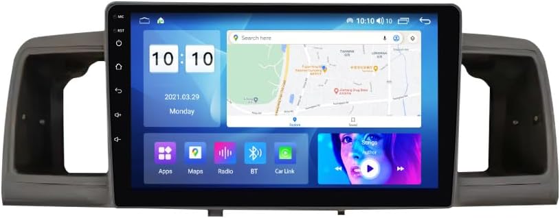 Generic Car Stereo Radio for Toyota Corolla EX 2007-2012 2G RAM+32G ROM…