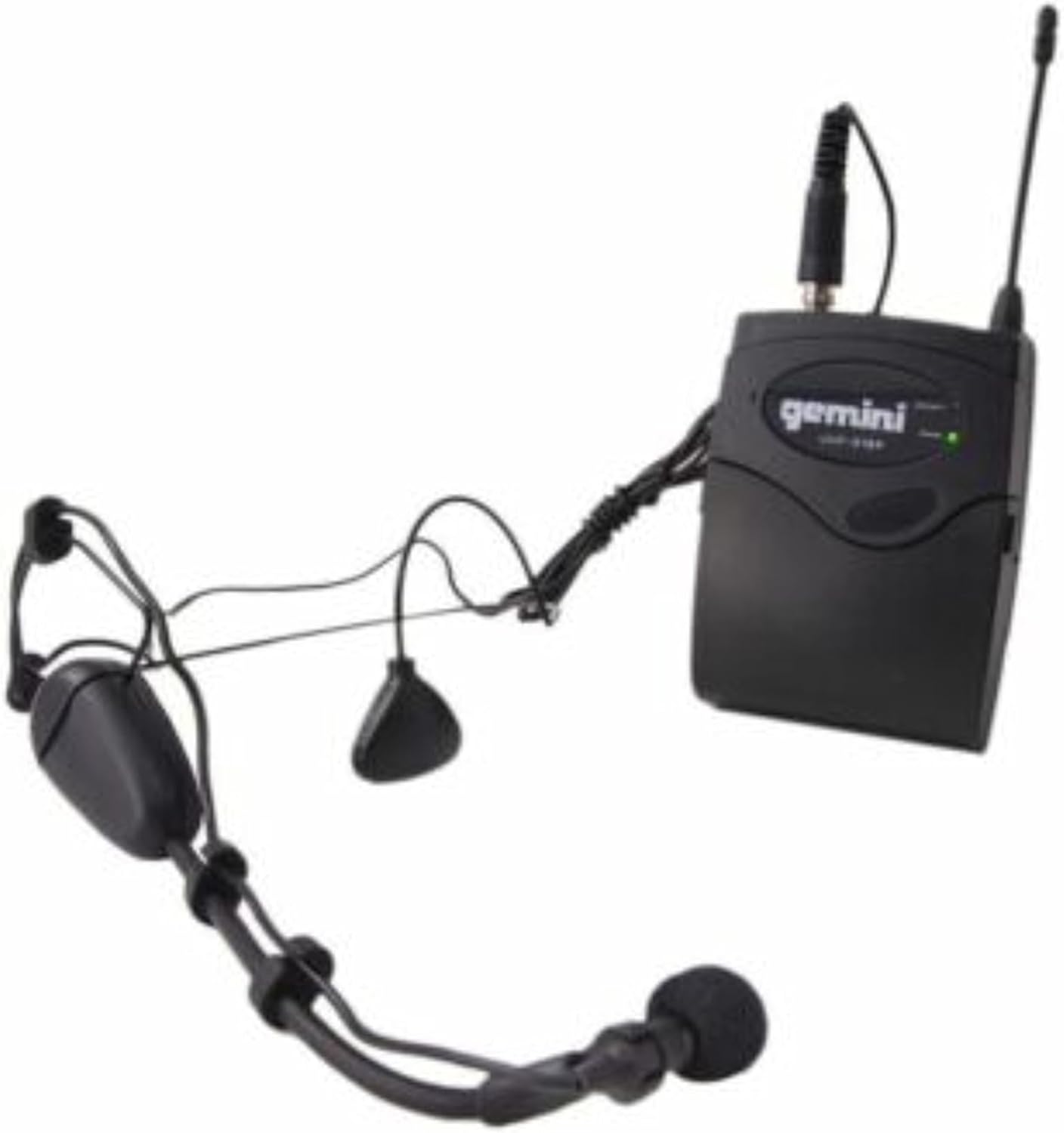 Gemini Sound UHF-02HL-S34 - Dual Channel UHF Wireless Headset & Lapel Mic System, Perfect for Fitness Instructors, Presenters, and Stage Performers