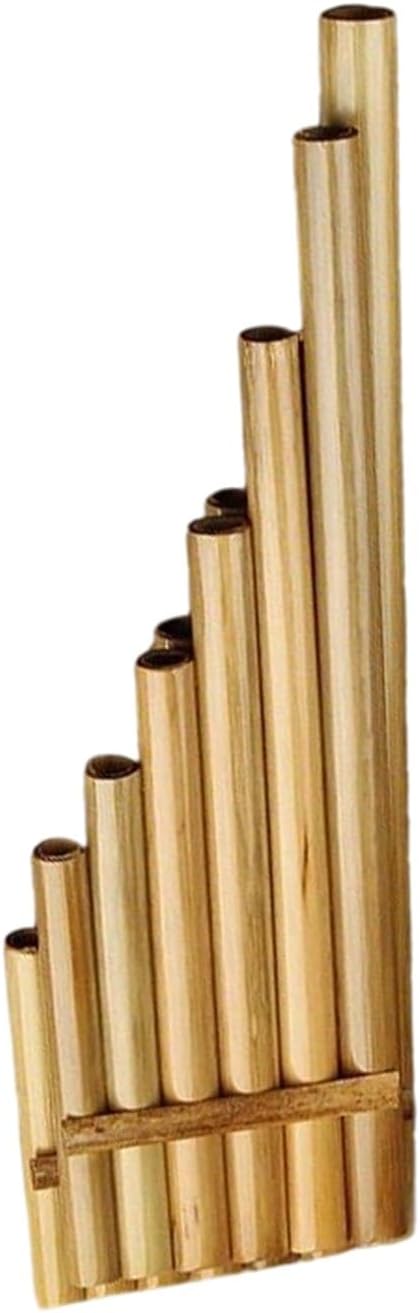 25 Pipe C Key Pan Flute 13 Pipe Double Bamboo Pan Flute Traditional Woodwind Instrument Suitable For Beginners(RIGHT C)