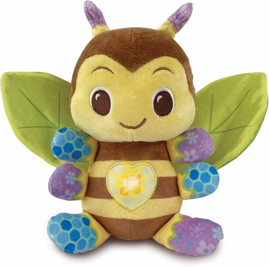 VTech Busy Musical Bee | Interactive & Sensory Cuddly Toy with Lights & Music | Suitable for Ages 3-24 Months | English Version
