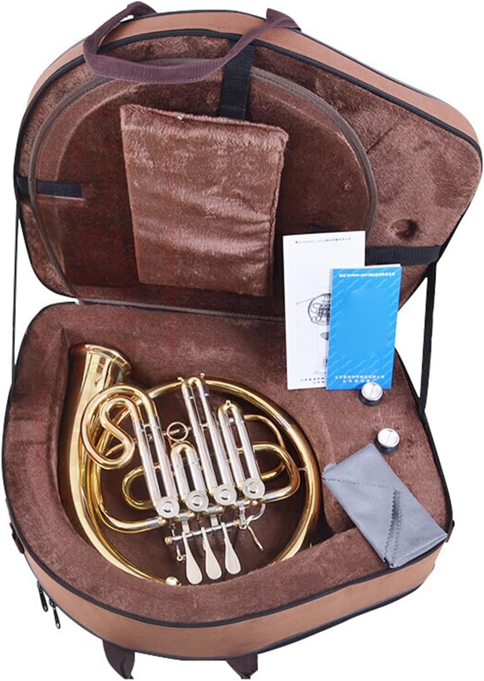 B flat single row French horn suitable for professional performance