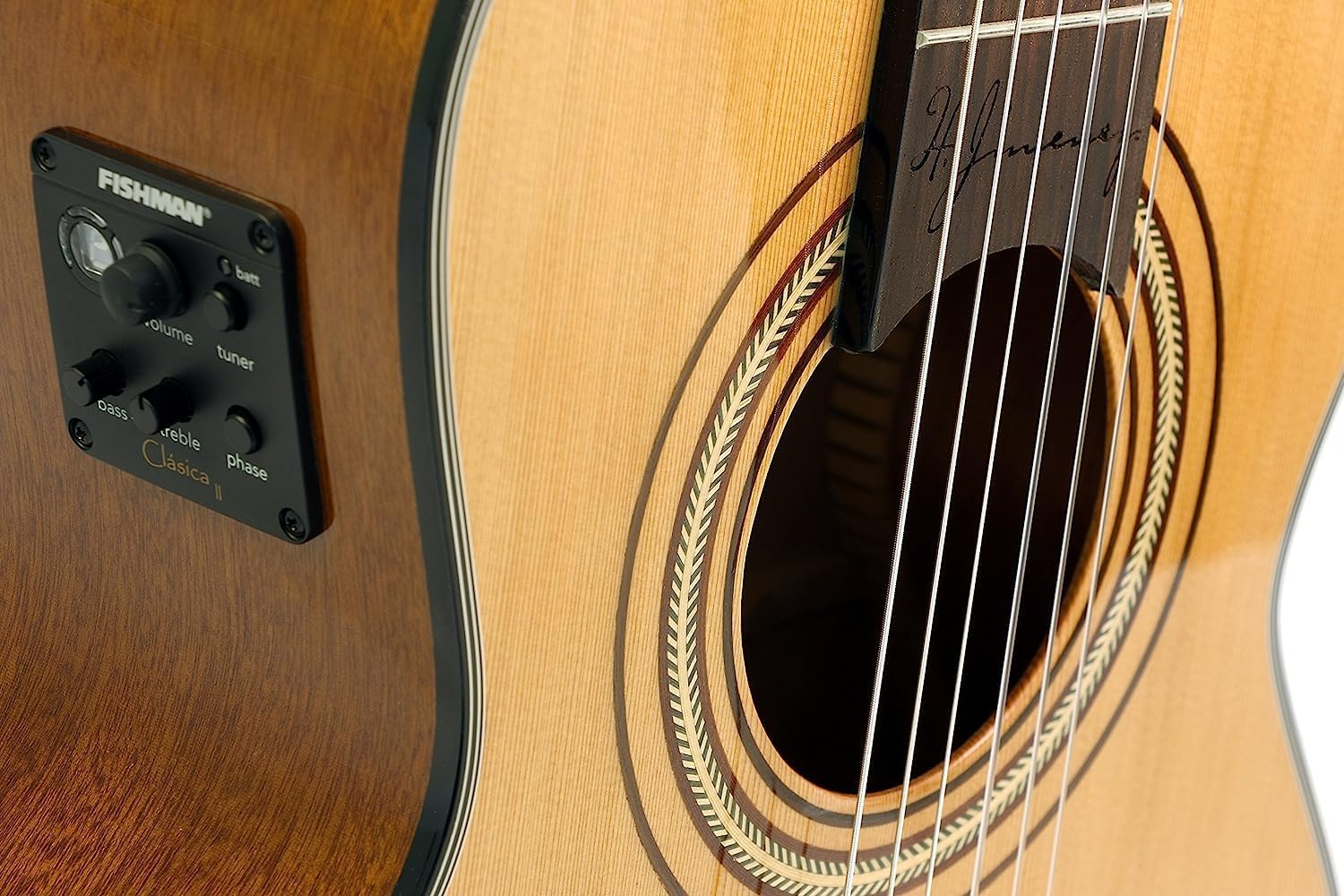 H. Jimenez LR2CE Voz de Trio Electric Requinto Cutaway Guitar with Action Gold Tuners