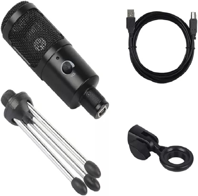 BM800 Recording Condenser Microphone Computer Professional USB Microphone with Headset Live Broadcast
