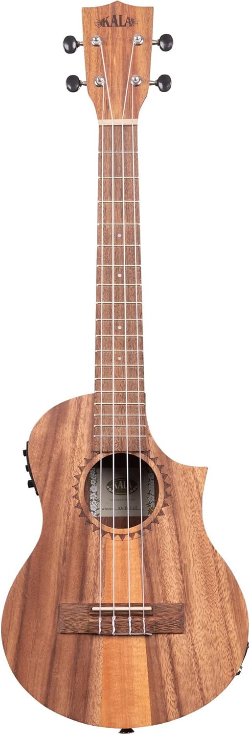 Teak Tri-Top Tenor Ukulele w/Cutaway & EQ
