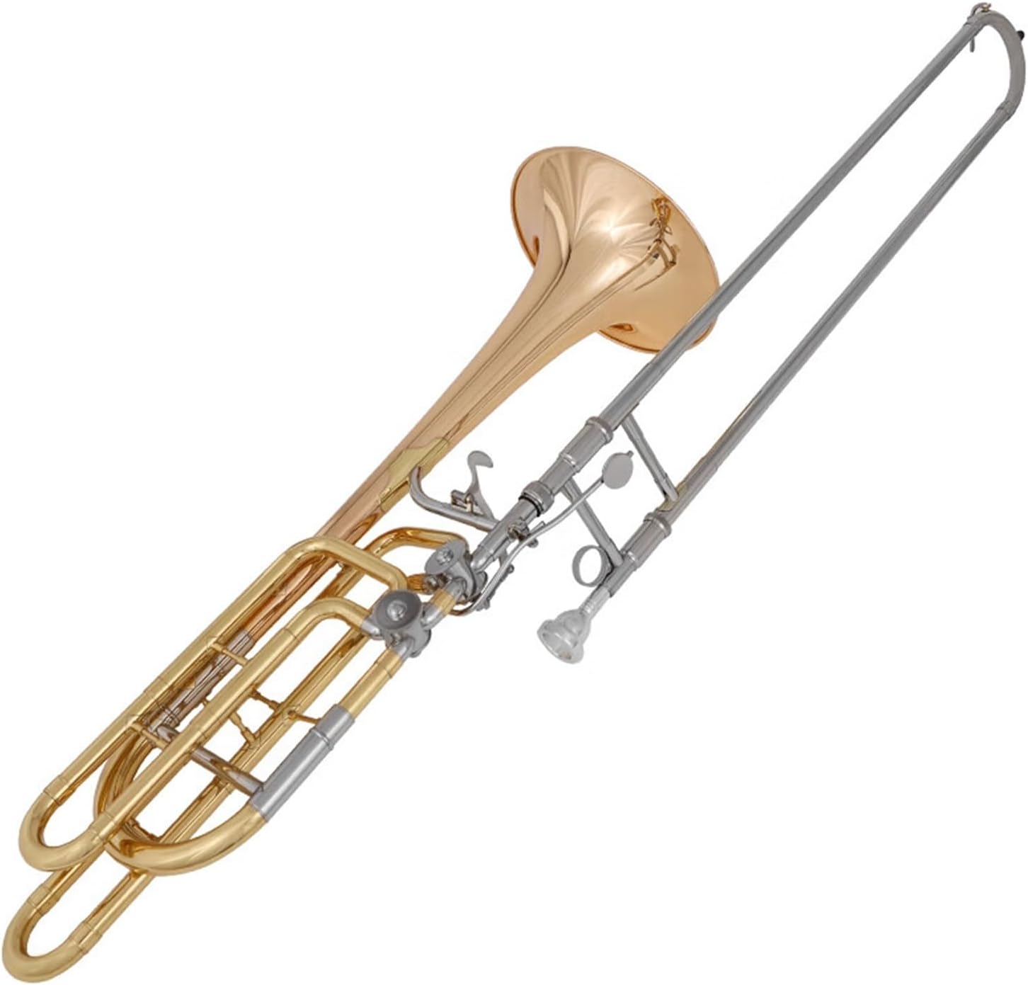 Adult Trombone Instrument Bass Transposition Gb/D Key Professional Performance Trombone Instrument