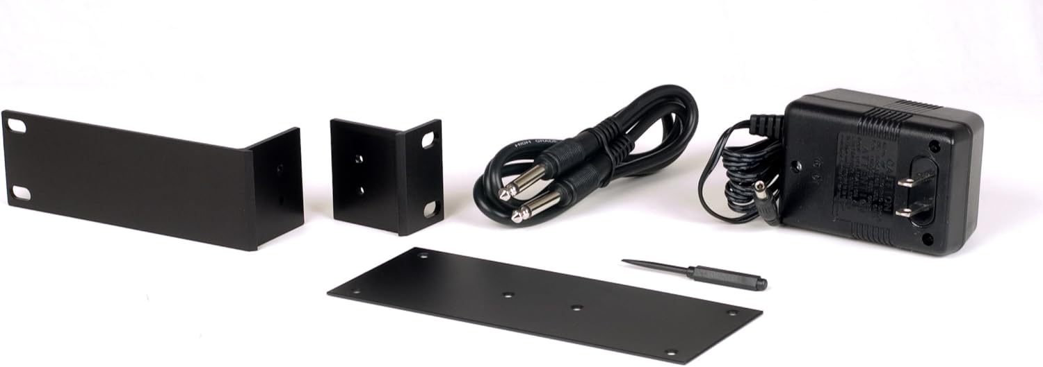 VocoPro 16 Channel UHF Wireless Headset & Lapel Mic System with Mic-On-Chip Technology, Black, 14.00 x 18.00 x 24.00