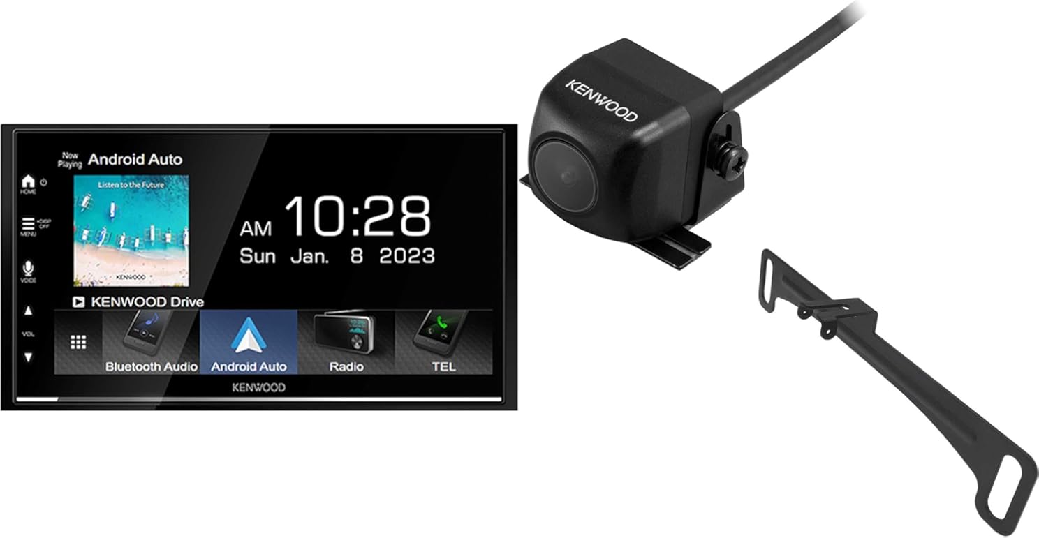 KENWOOD DMX8709S 6.8-Inch Capacitive Touch Screen, Car Stereo | Plus KENWOOD CMOS-230LP Universal Backup Camera