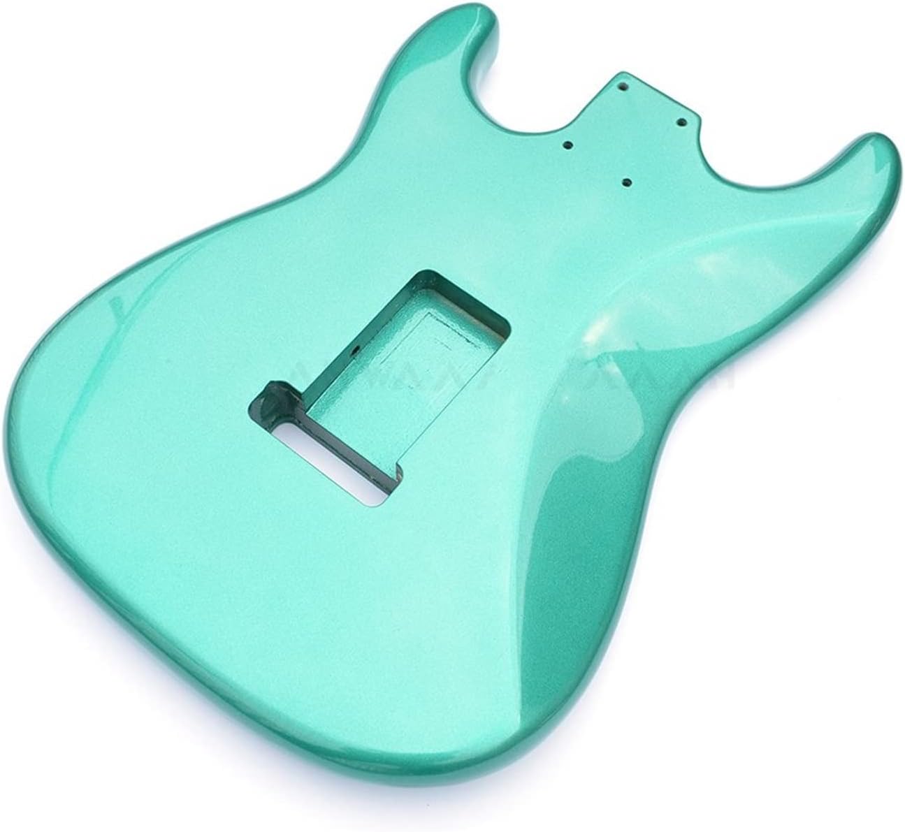 FLFL Alder Guitar Body SSS Pickup Route Green Color for ST Strat DIY Guitars Unfinished Guitar Kit