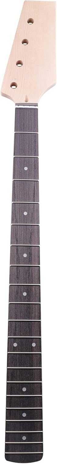 DIY Bass Guitar Kit 4 String Beginner Kits PB Bass Style Right Handed with Paulownia Body Hard Maple Neck DYED Engineered Wood Fingerboard Chrome Hardware Build Your Own Bass Guitar.