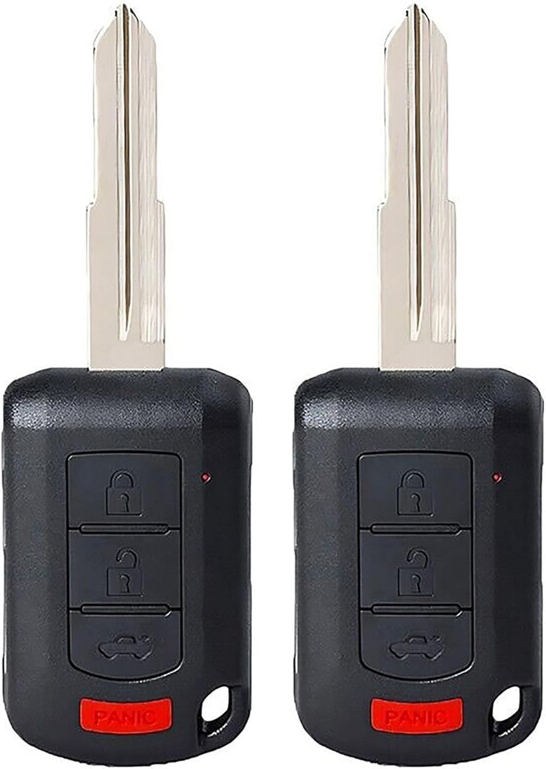 2X New Replacement Key Fob Remote Compatible with & Fit for Mitsubishi Vehicles - MPN OUCJ166N-05