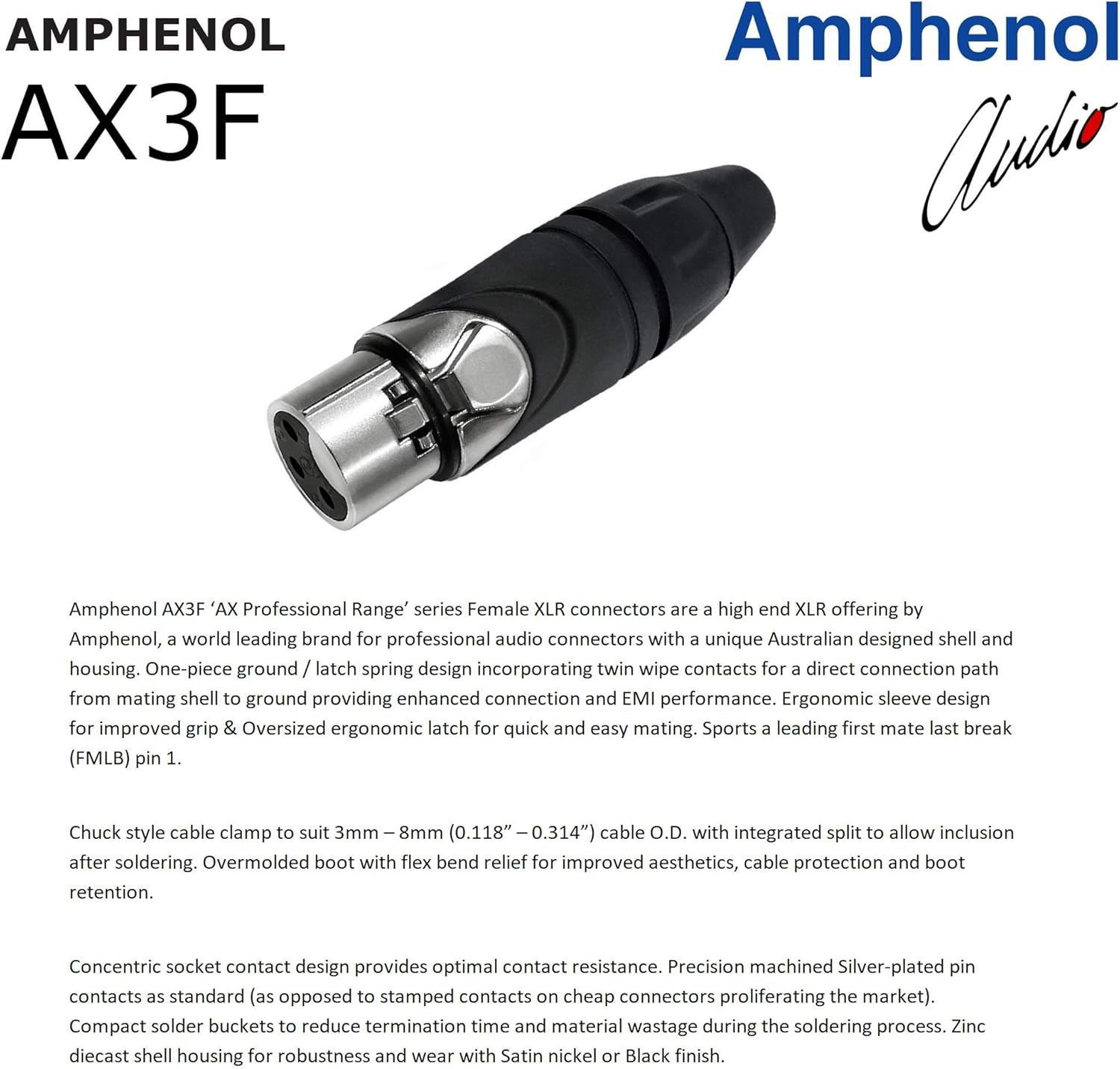 5 Units - 12 Foot - Canare L-4E6S, Star Quad Balanced Male To Female Microphone Cables With Amphenol AX3M & AX3F Silver XLR Connectors - CUSTOM MADE By WORLDS BEST CABLES