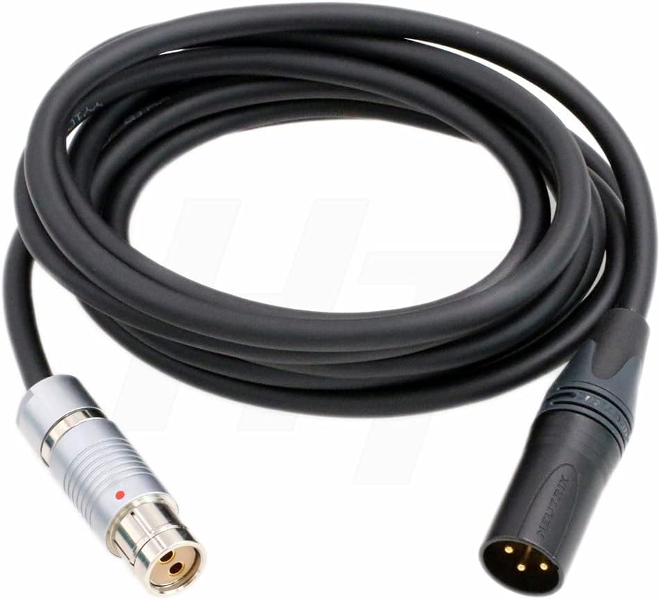 XLR 3 Pin 24V Power Cable for ARRI Alexa SXT XT LF Classic Camera 2 Pin Female 10'