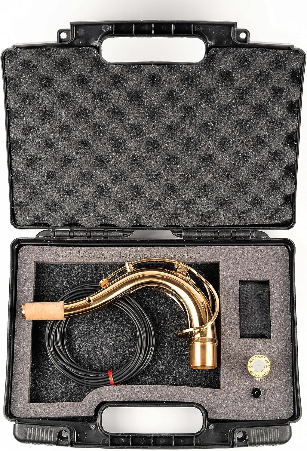 Tenor Saxophone Microphone Nalbantov NCM 8X ST set - Pickup System, Cable, Neck