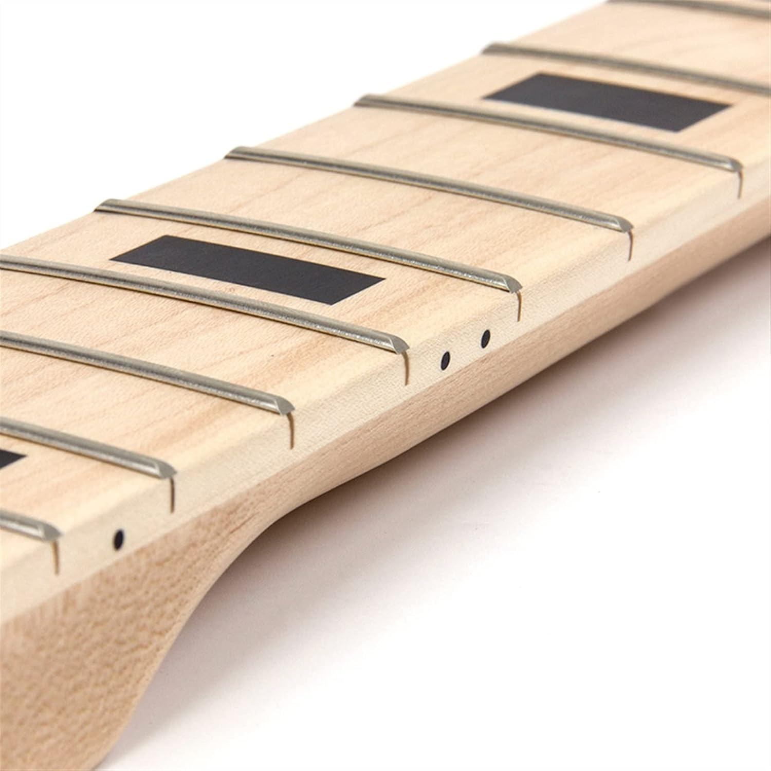 Electric Bass Guitar Neck for 4 String DIY Unfinished Maple Nut 21 Frets Bolt On Guitar Unfinished Guitar Neck (Color : Maple Fretboard)