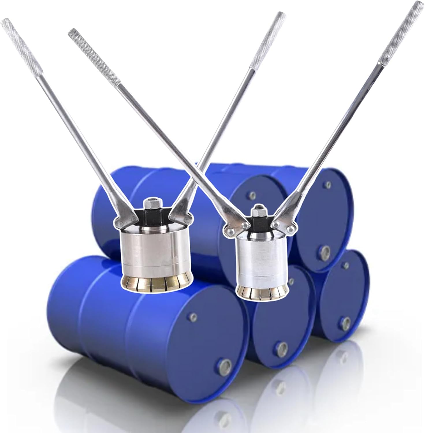 200L 53 Gallon Oil Drum Sealing Machine, Crimper Sealer, Oil Barrel Sealing Machine, Oil Barrel Cap Crimping Tool Crimper Sealer,35mm+70mm