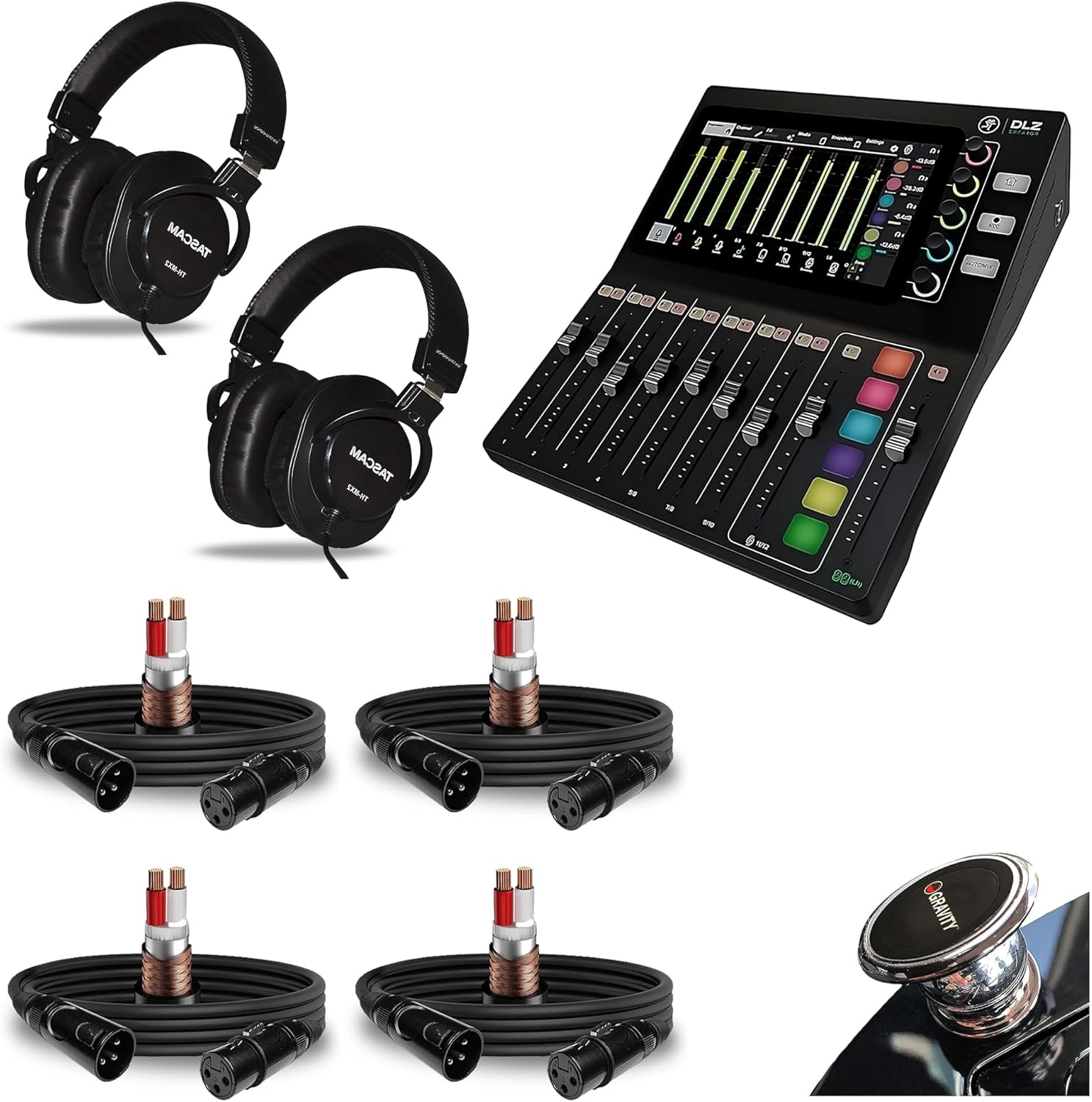 Mackie DLZ Creator 12-channel Digital Mixer, USB, 10.1