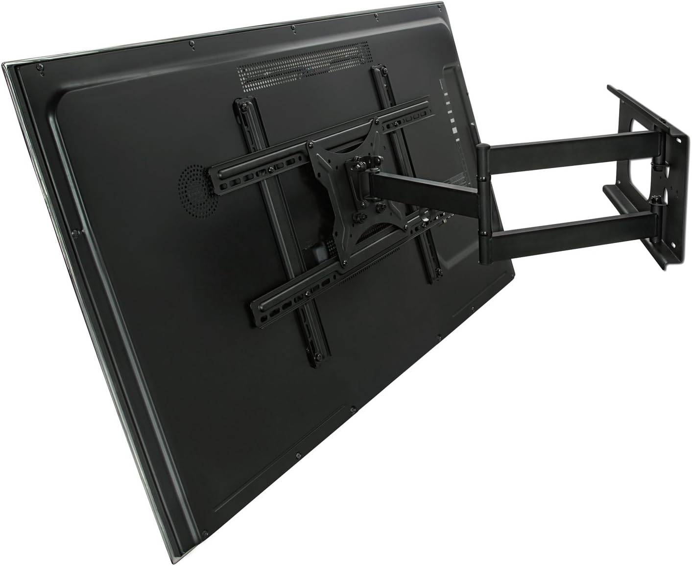 Mount-It! Full Motion Articulating TV Wall Mount Bracket for 32-70” Plasma, LED, LCD Flat Screens up to 100 Pounds and 600x400 VESA, Tilt, Swivel, Extend, Compress