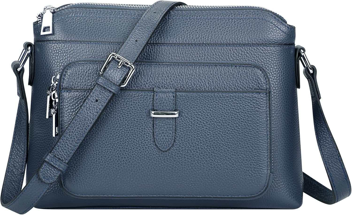 Over Earth Genuine Leather Crossbody Bags for Women Small Ladies Handbags and Purses with Card Slots