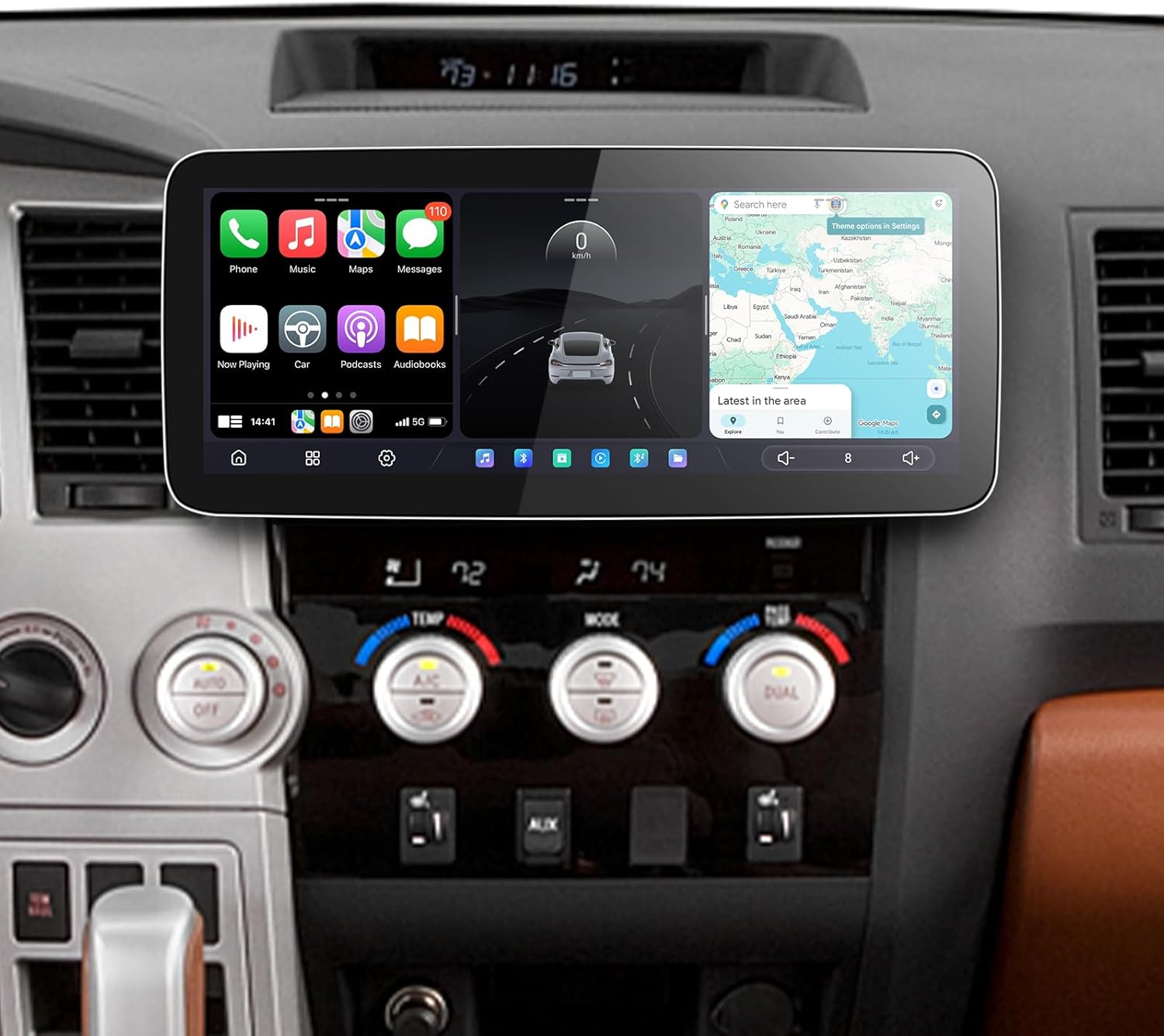 JOYING Car Radio for Toyota Tundra 2007-2013 & Toyota Sequoia 2008-2022, 12.3