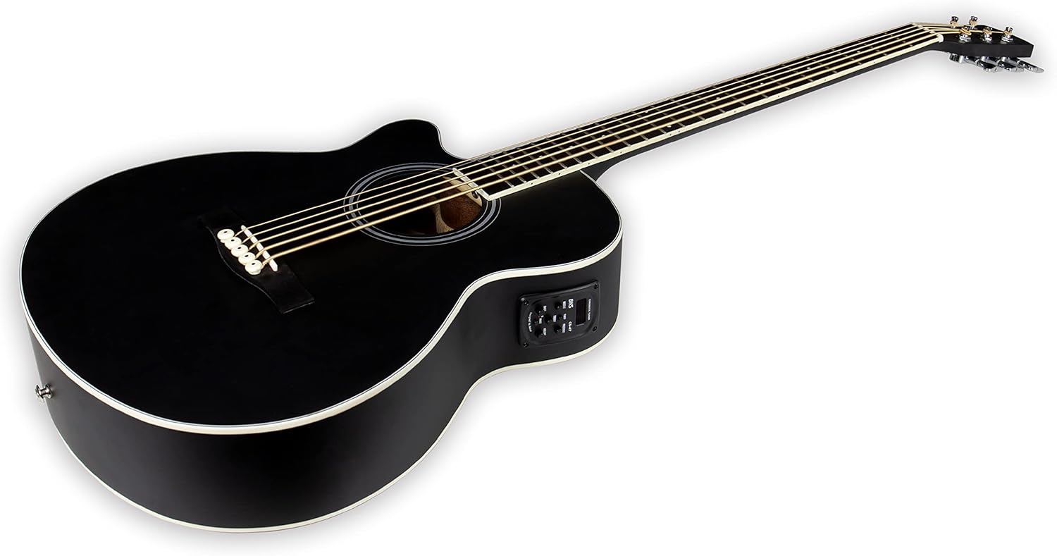 TARIO Left-handed 5 String Electric Acoustic Bass spruce top Mahogany back & sides (Left-handed 5 string)