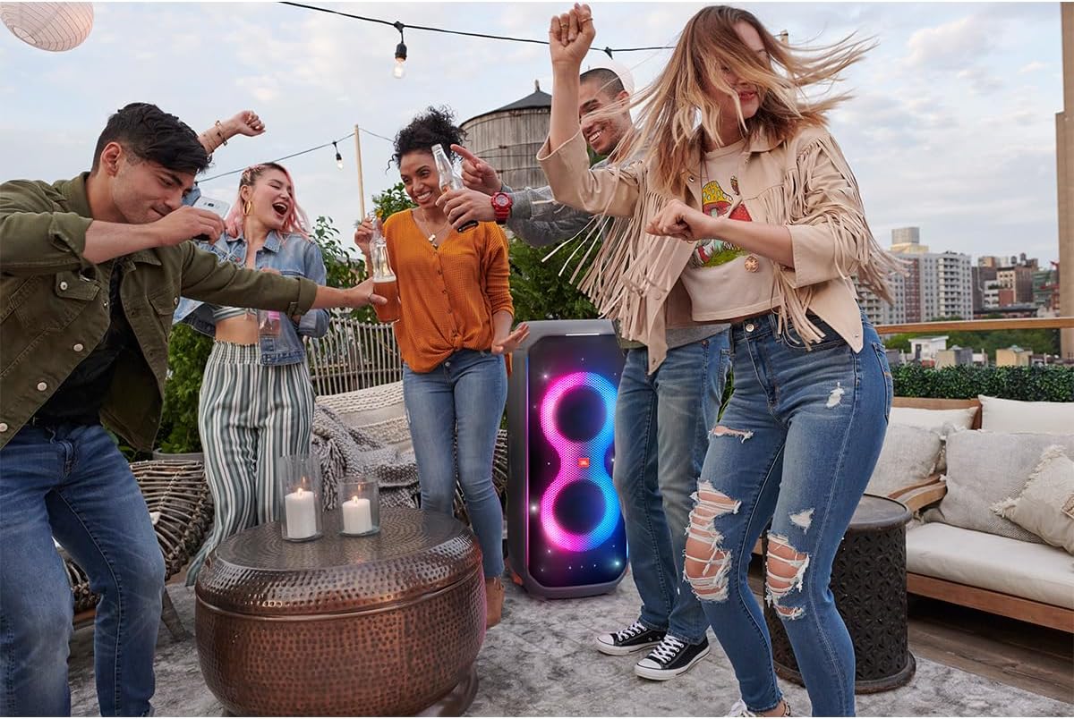 JBL PartyBox 710 - Party Speaker with Powerful Sound, Built-in Lights and Extra deep bass (Renewed)