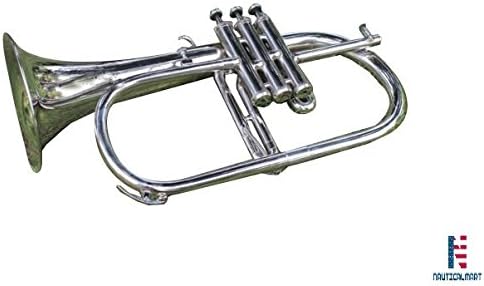 Brass Flugelhorn Chrome Bb Pitch W Hardcase Mp Fluglehor Silver