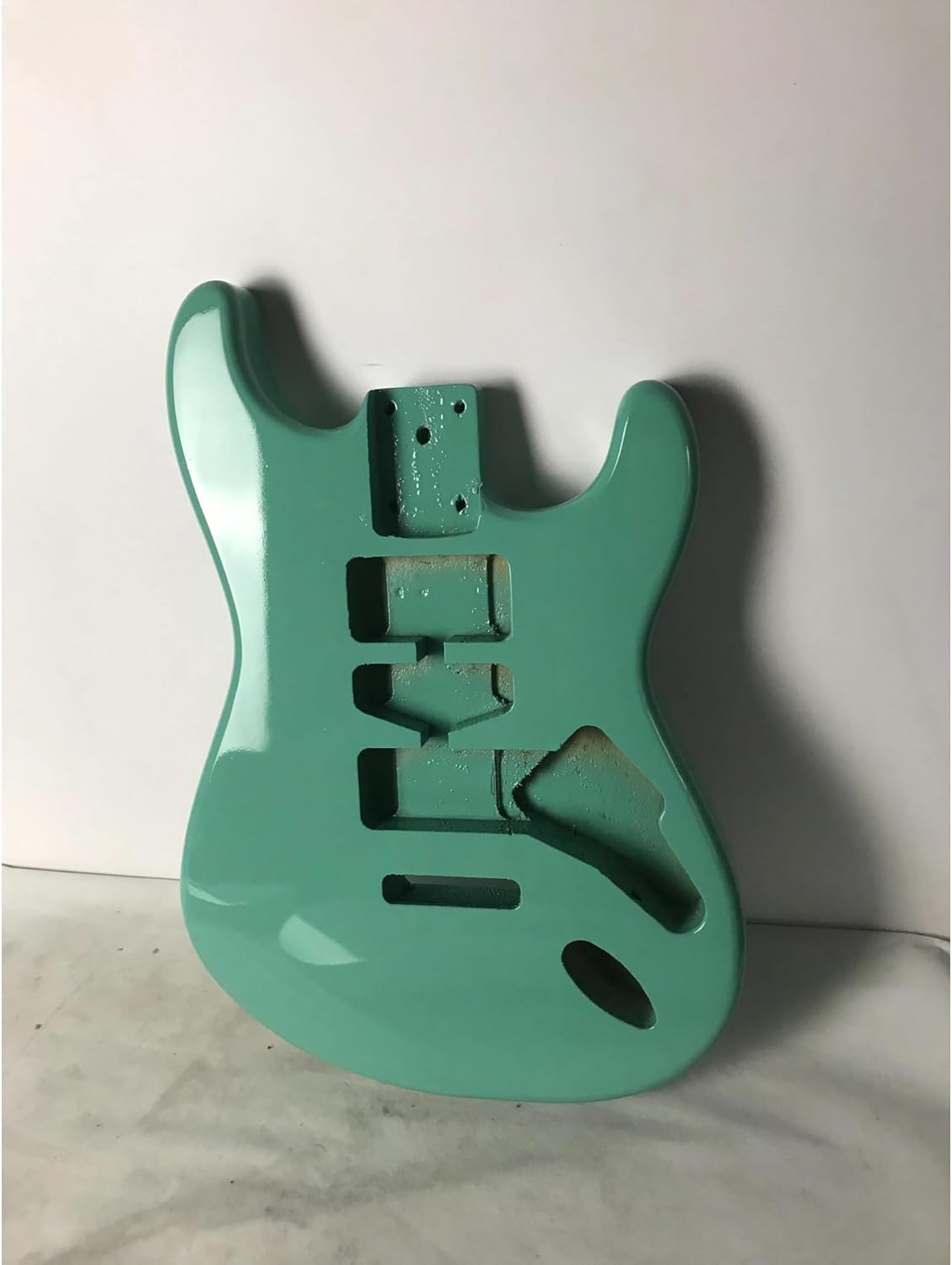 Surf Green Electric Guitar Body Unfinished DIY Guitar Part FOR ST Guitar Body