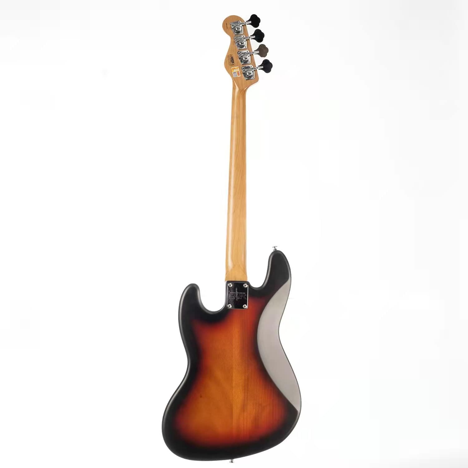 EART Guitars B-100 Roasted Maple Neck Rosewood Fingerboard Mahogany Body Stainless Steel Fret Standard 4 Strings Electric Bass