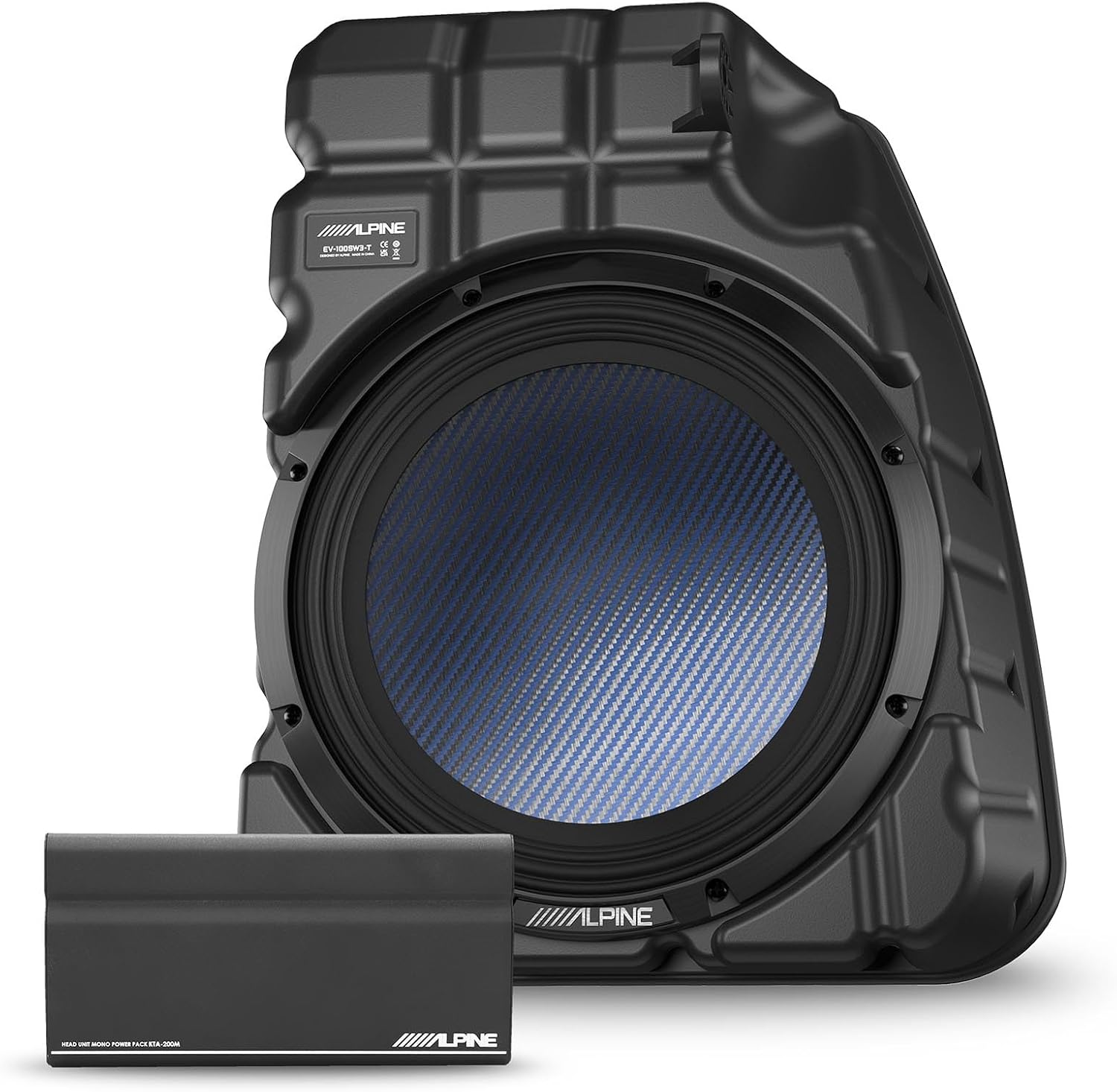 Alpine PSS-TSUB-T3A 10” Subwoofer & Amplifier Upgrade Kit for 2017-2023 Tesla Model 3