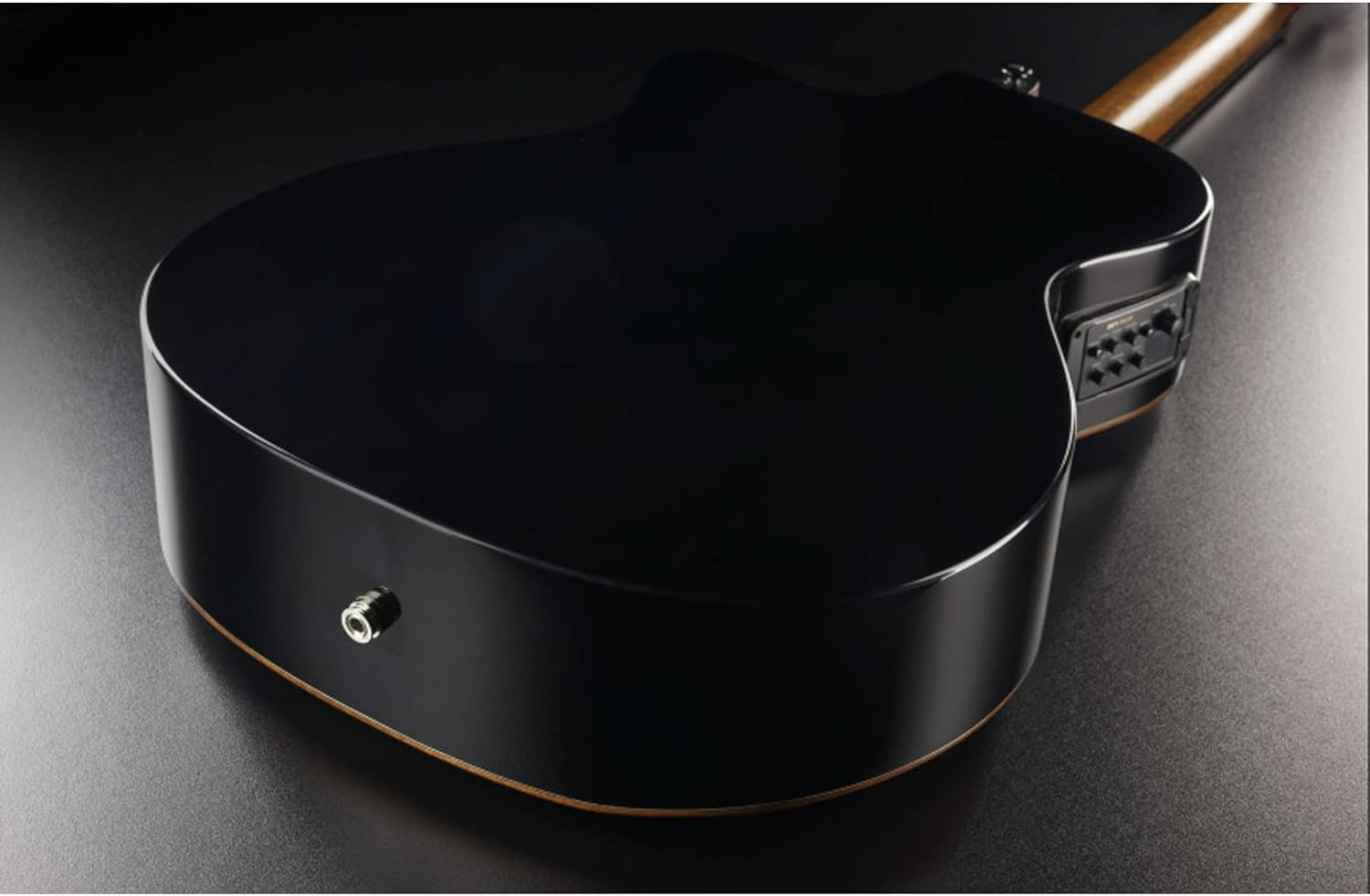 Lag Guitars Tramontane 118 Auditorium Cutaway Acoustic-Electric Black