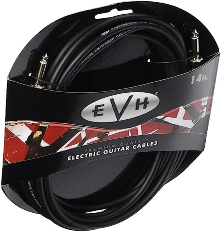 EVH 5150 Iconic Series 15W 1 x 10 Combo Electric Guitar Amp (Ivory) Bundle with EVH Guitar Cable (2 Items)