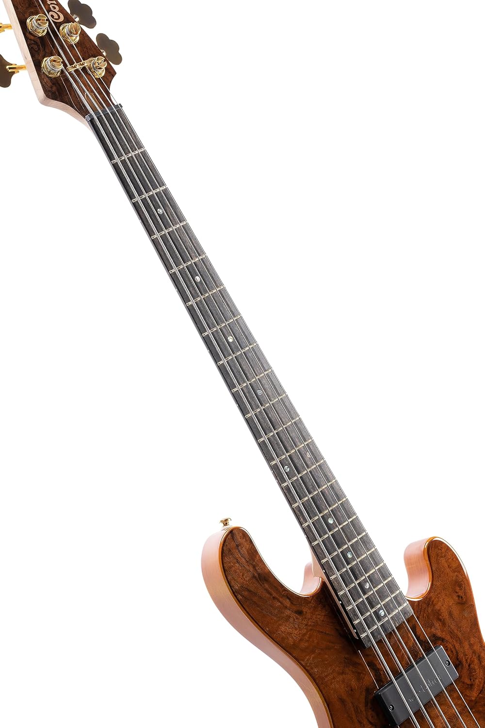 Cort Rhythmic Series Jeff Berlin Signature 5-String Bass Guitar, Natural Glossy