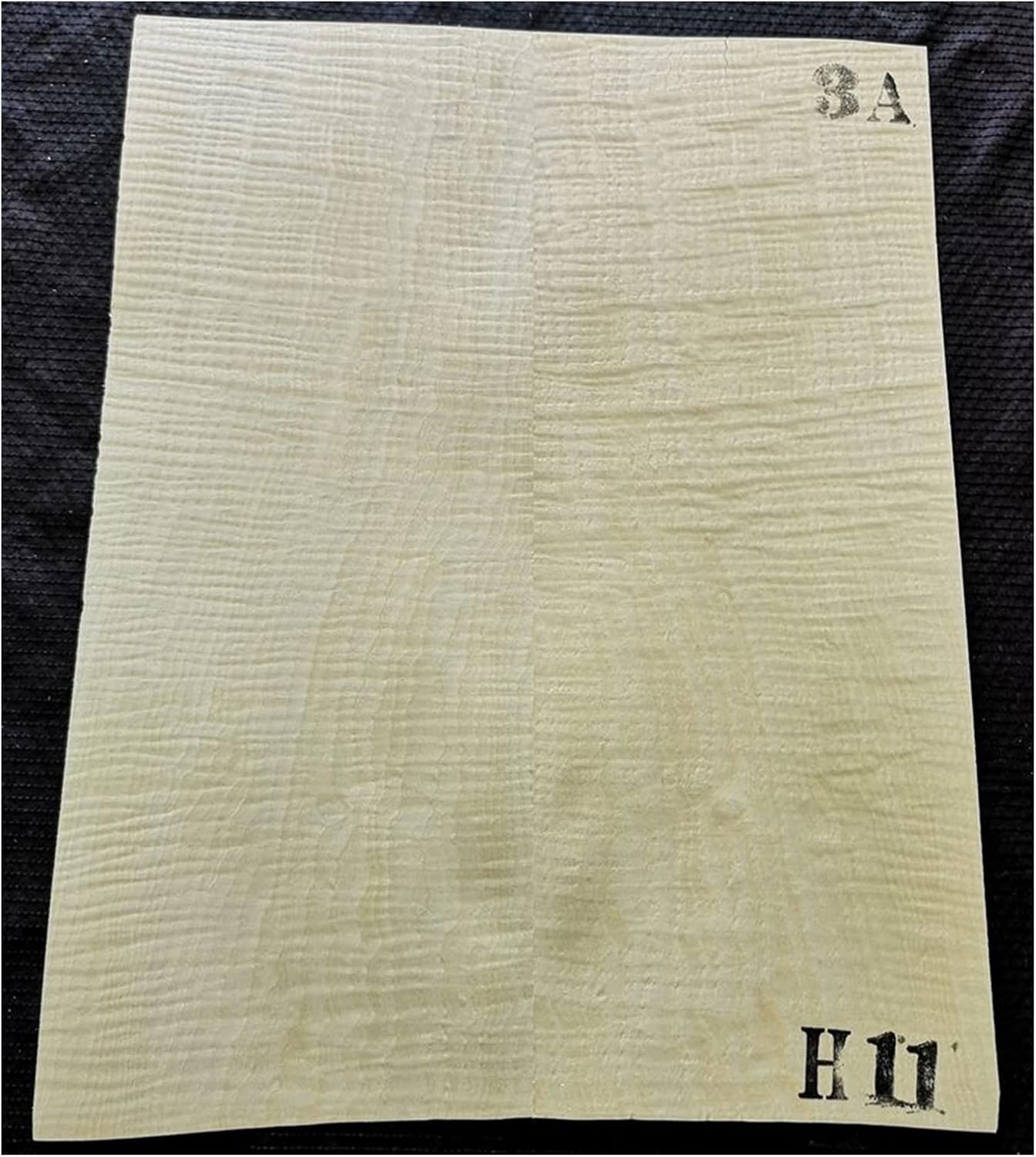 TSTS White Tiger Skin Pattern Maple Guitar Veneer Veneer Flame Guitar Making Material Accessories Guitar DIY Accessory (Color : 7)