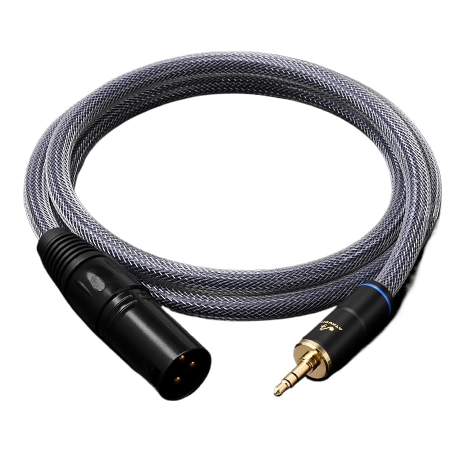 3.5 to XLR Cable for Amplifier Microphone 6N OFC 3.5mm Stereo Jack to 3Pin XLR Male&Female Audio Cable(3.5mm to XLR Male,3.5m)