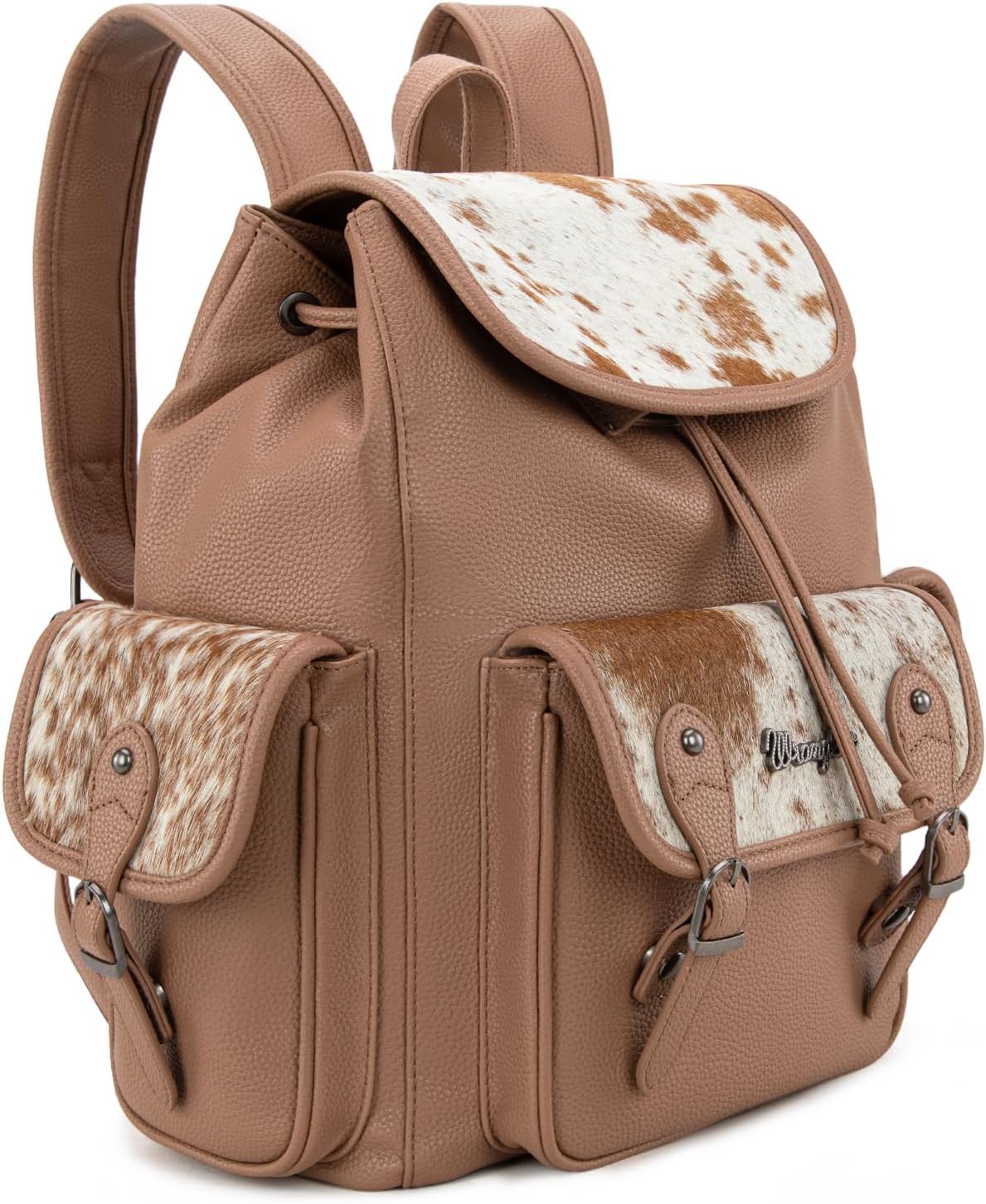 Montana West Wrangler Backpack Purse for Women Hair-on Cowhide Backpacks Western Travel Bags