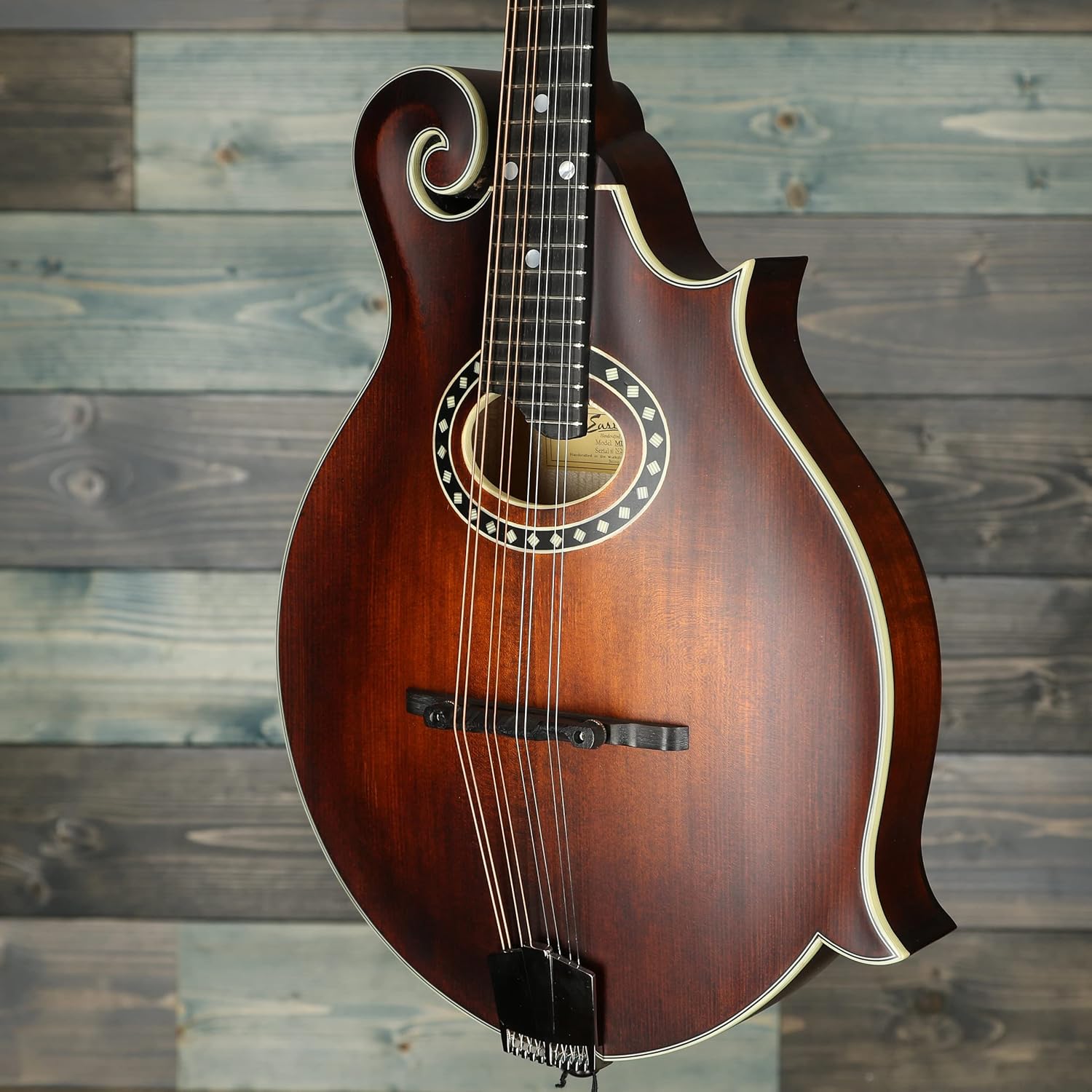 eastman Eastman MD314 FStyle Mandolin with Oval hole. Padded Bag Included