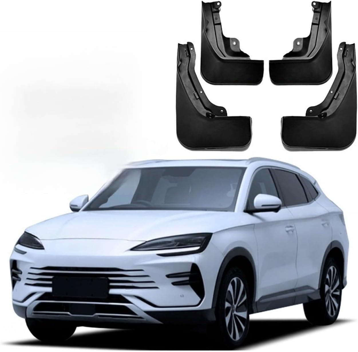 Compatible For BYD SONG PLUS Champion Version EV 2023 2024 Car Mud Flaps Splash Guard Mudguards MudFlaps Front Rear Fender Auto Styling