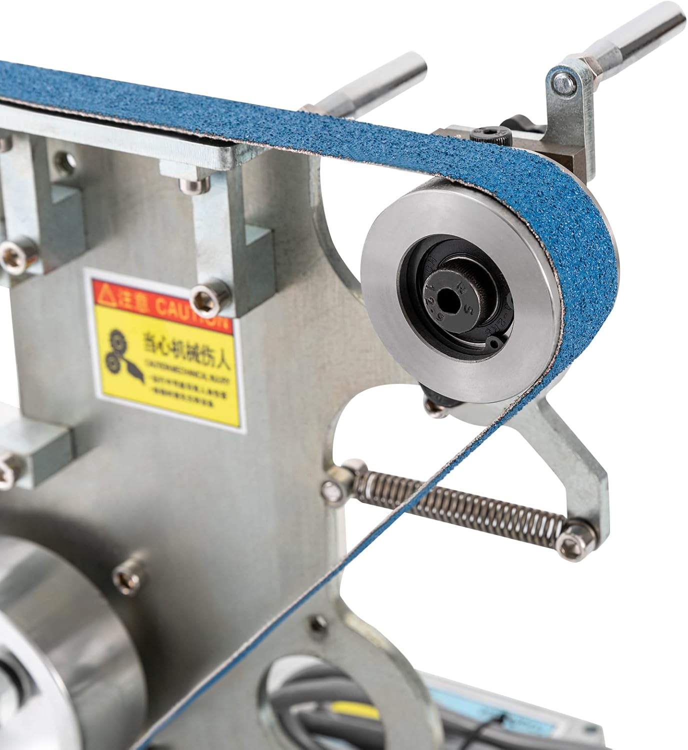 Belt Sander 550W 0.8HP Electric Belt Grinder Machine 30'' x 1'' DIY Desktop Abrasive Belt Machine 6000 RPM Vertical Horizontal Belt Polisher Sharpener Grinder Belt Machine