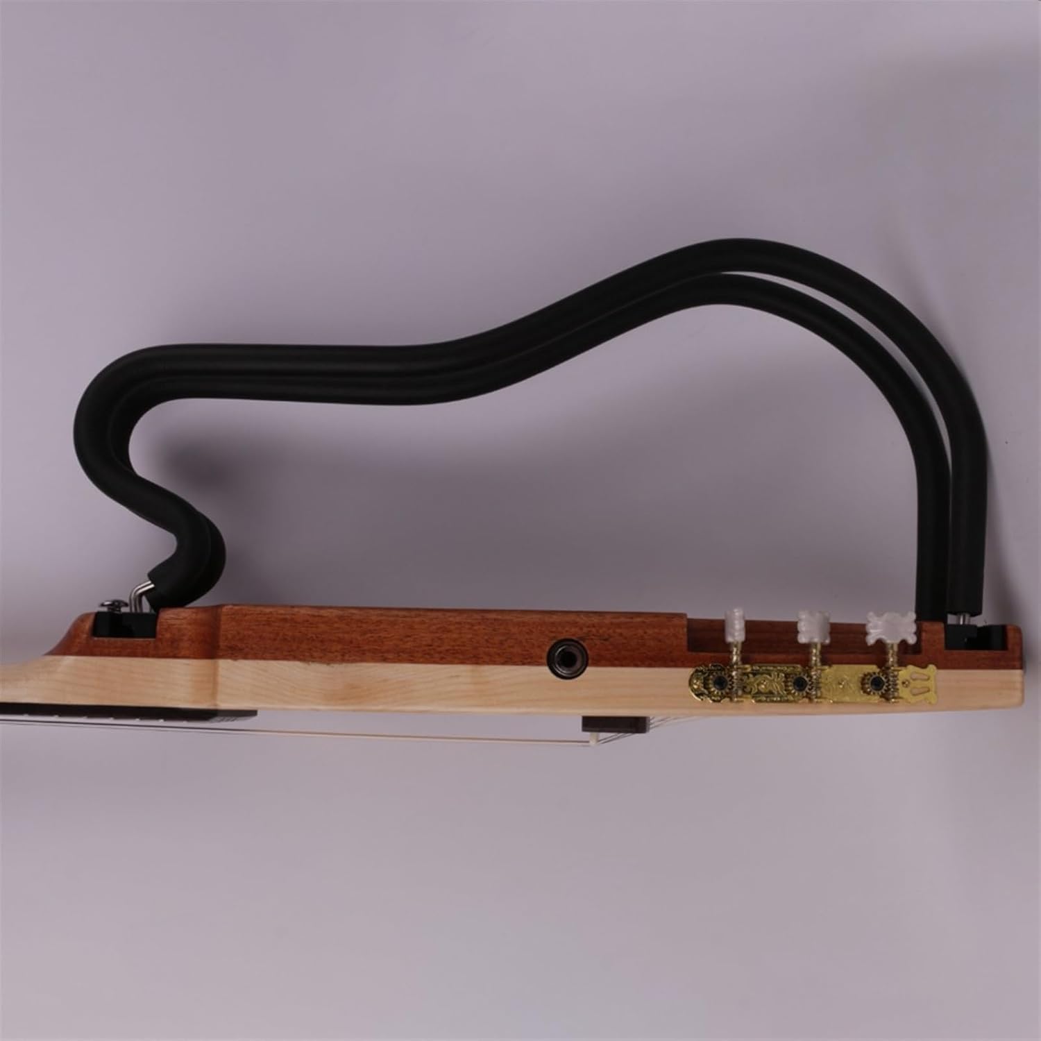 22 Frets Silent Nylon String Headless Electric Guitar Built in Effector Travel Portable Foldable Guitar Professional Headless Guitar (Color : 01)