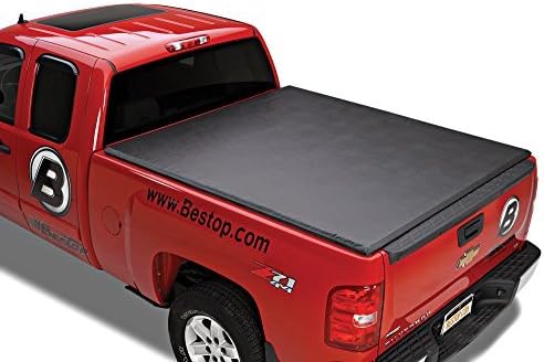 Bestop 19146-01 EZ-Roll Tonneau Cover for 2005-2018 Nissan Frontier Double Cab (w/ and w/o utility rails), 4.9' bed