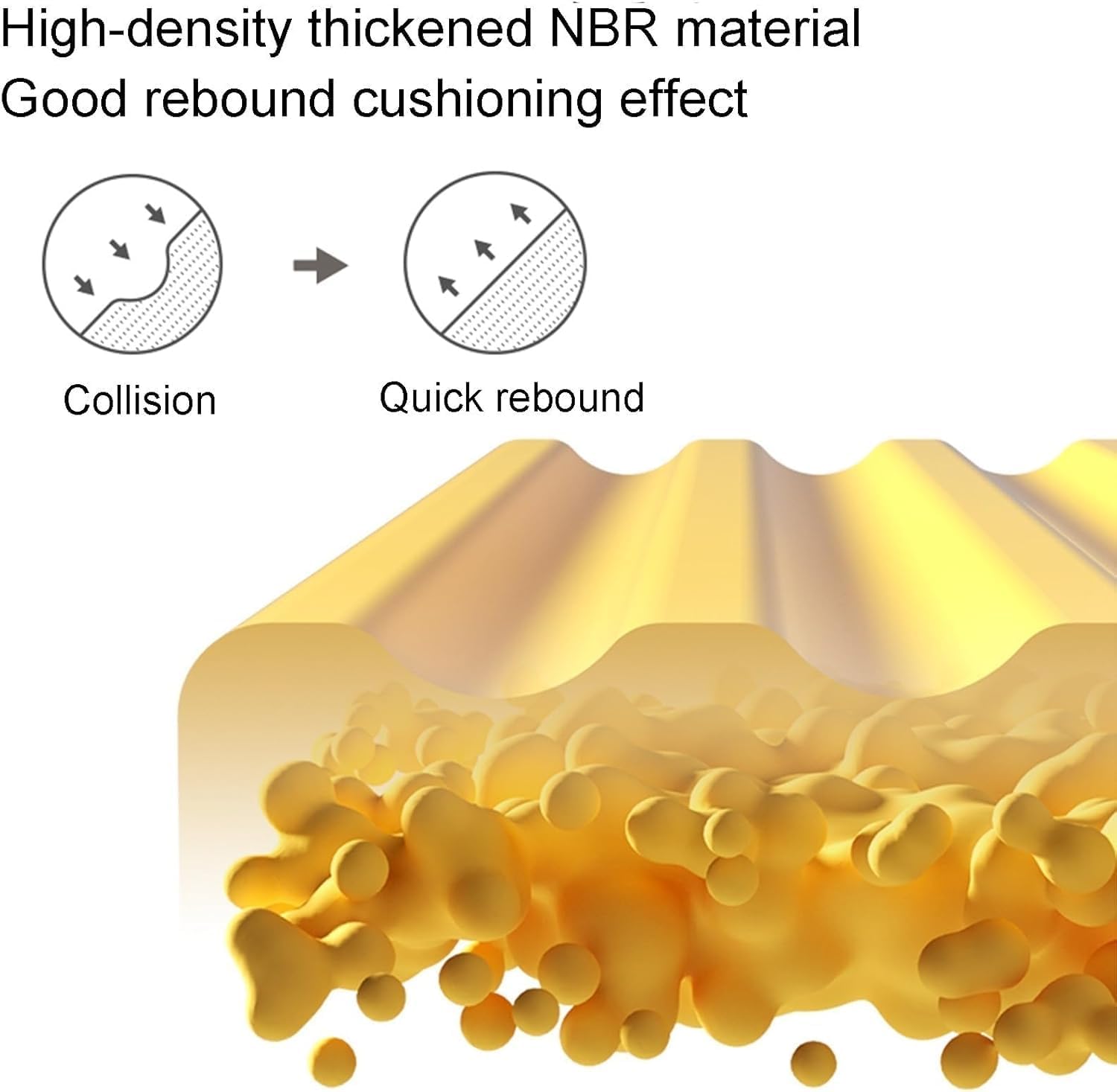 Furniture Edge Corner Guards, Furniture Corner Protectors Edge Bumper Guard Adhesive Foam Padding Cushion Strip for Table Kitchen(Woody,8pcs)